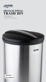 سطل زباله 30 لیتر درب پلیمر - Image 2